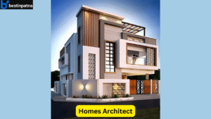 Homes Architect – Exterior view of Homes Architect’s office, showcasing modern architectural design in Patna.